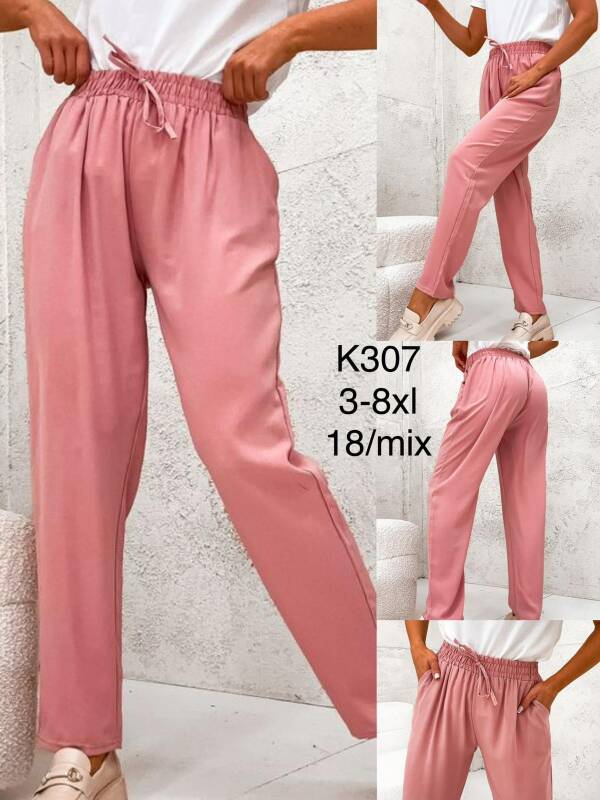 Spodnie damskie  Roz 3XL-8XL, Mix kolor Paczka 18 szt